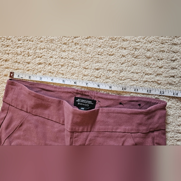 RW&CO Ankle Length Legging / Jegging pants in redish muted pink - Picture 5 of 5